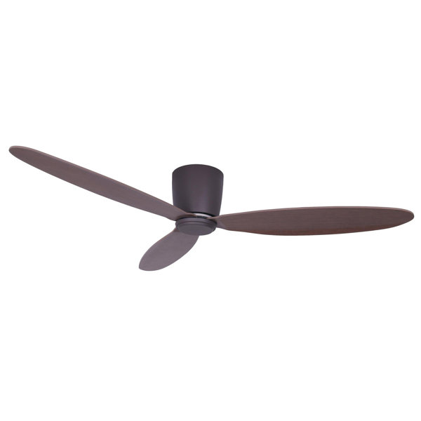 AllModern 52'' Anadarko 3 Blade Flush Mount Ceiling Fan with Remote